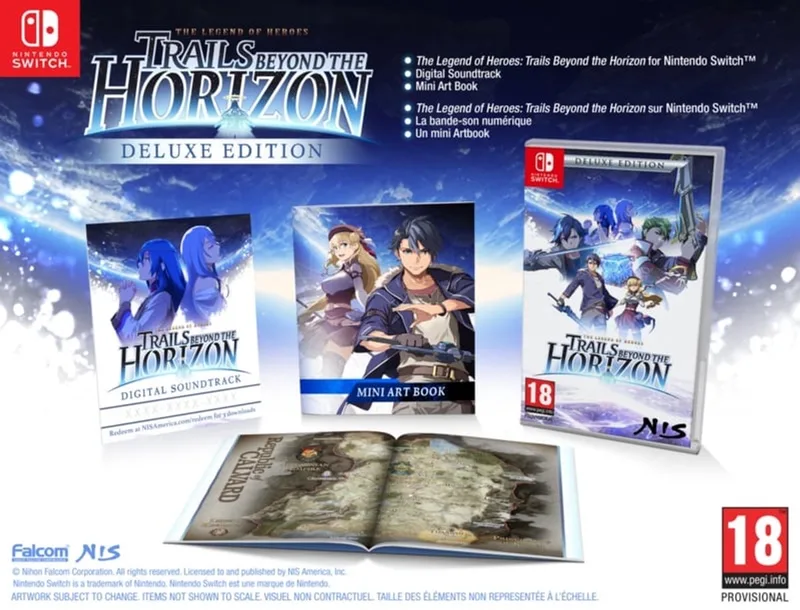 The Legend of Heroes: Trails Beyond the Horizon - Deluxe Edition van NIS America, Nintendo Switch – cover