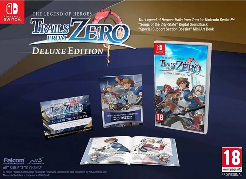 The Legend of Heroes Trails from Zero-Deluxe Edition by NIS America, Nintendo Switch – cover