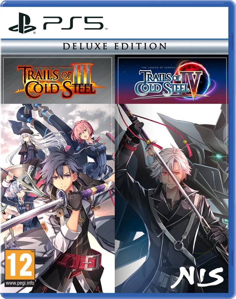 The Legend of Heroes: Trails of Cold Steel III + IV Deluxe Edition van NIS America, PS5 – cover