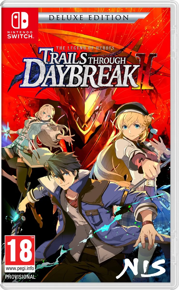 The Legend of Heroes: Trails through Daybreak II - Deluxe Edition - Nintendo Switch versie van NIS America, Nintendo Switch – cover