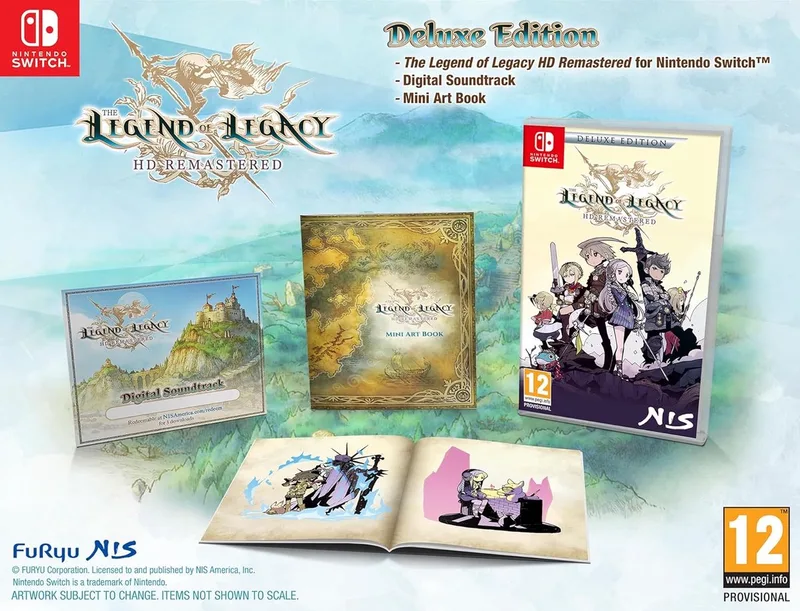 The Legend of Legacy HD Remastered-Deluxe Edition de NIS America, Nintendo Switch – jaquette