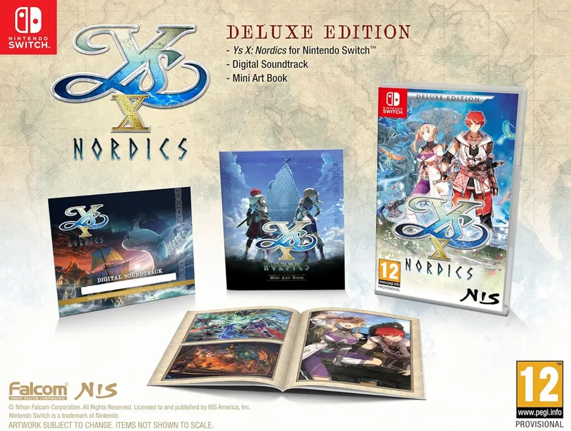 YS X Nordics Deluxe Edition van NIS America, Nintendo Switch – cover