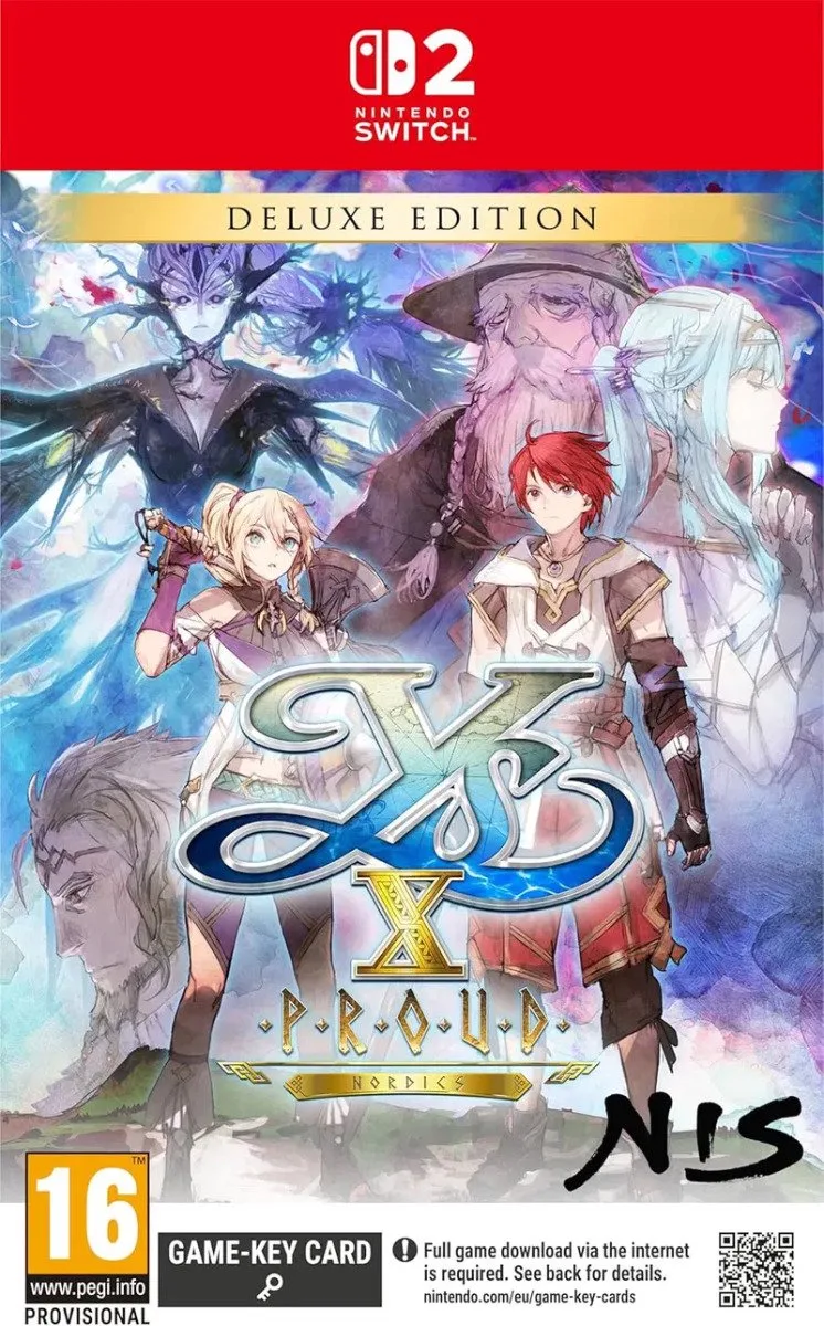 Ys X Proud-Nordics Deluxe Edition van NIS America, Nintendo Switch – cover