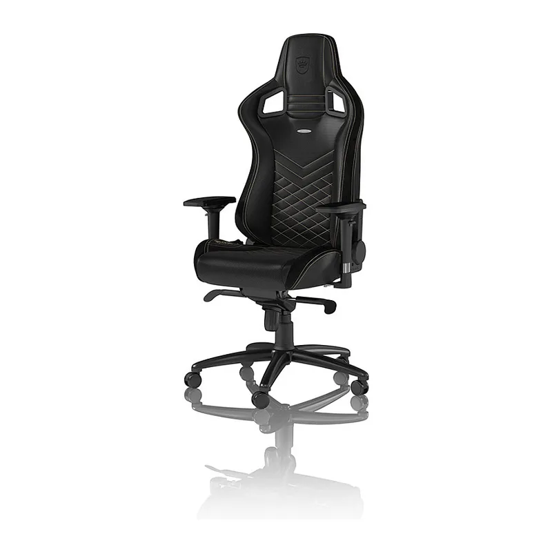 EPIC Gaming Stuhl - schwarz/gold de noblechairs – jaquette