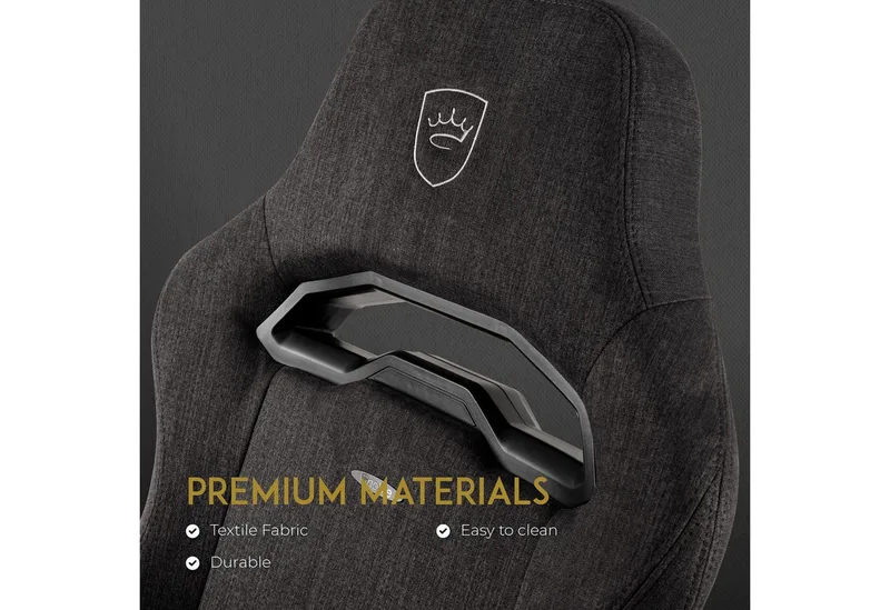 Gaming Chair Noblechairs Hero Black van noblechairs, Antraciet – cover 5 van 5