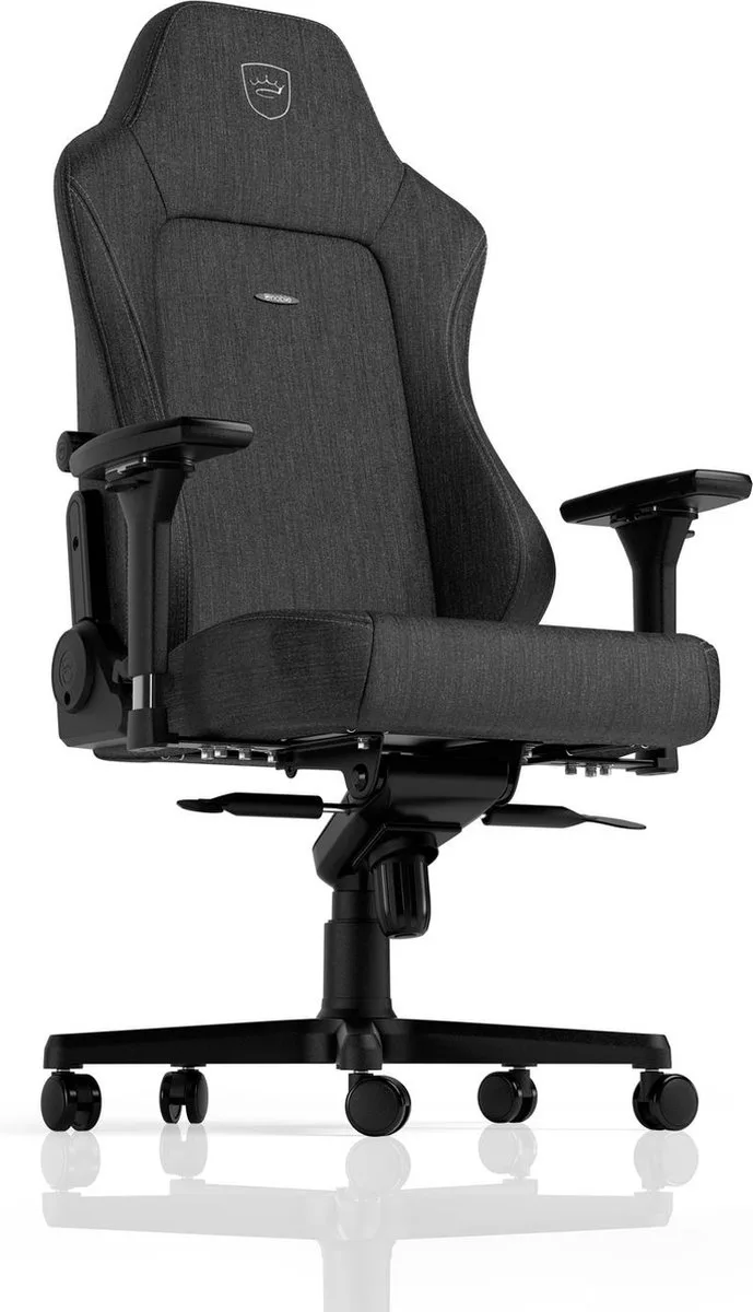 Gaming Chair Noblechairs Hero Black van noblechairs, Antraciet – cover 1 van 5