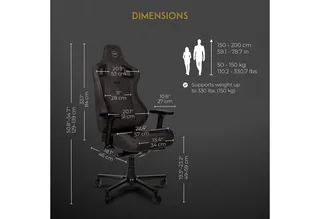 Gaming-Stuhl noblechairs EPIC TX Gaming Stuhl - anthrazit van noblechairs – cover 2 van 5