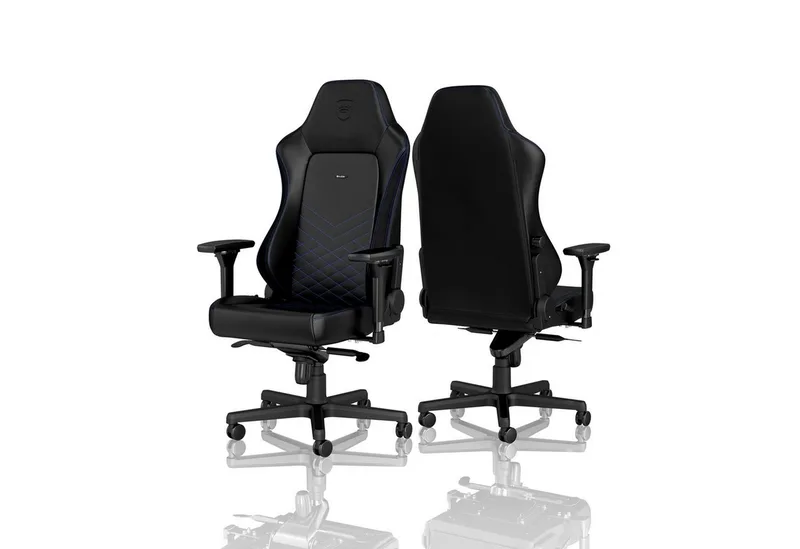 HERO Series gamestoel - zwart/blauw van noblechairs, Blauw, Zwart – cover 3 van 5
