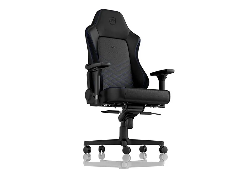 HERO Series gamestoel - zwart/blauw van noblechairs, Blauw, Zwart – cover 4 van 5