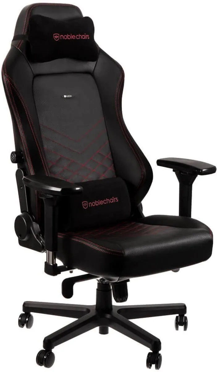 HERO Series Bureaustoel - Black/Red de noblechairs, Noir – jaquette