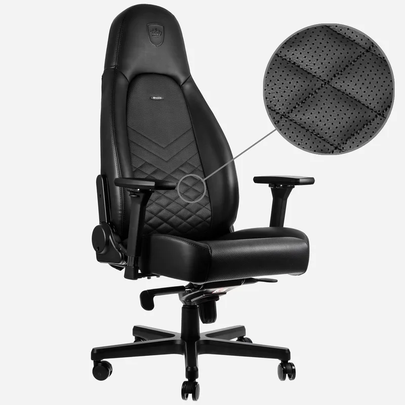 ICON Series gamestoel by noblechairs, Black – cover