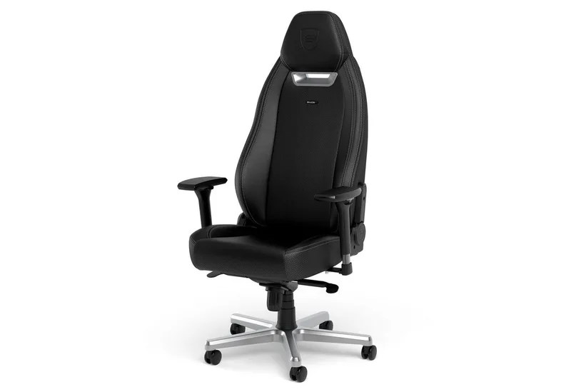 Legend gamestoel silver limited edition van noblechairs, Zwart – cover 3 van 5