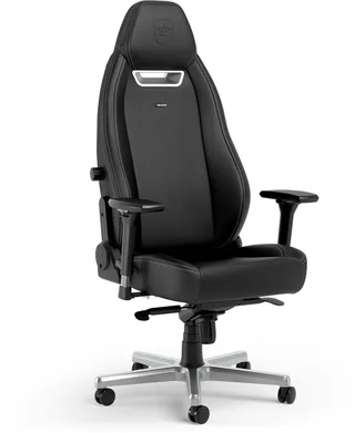 Legend gamestoel silver limited edition van noblechairs, Zwart – cover 1 van 5