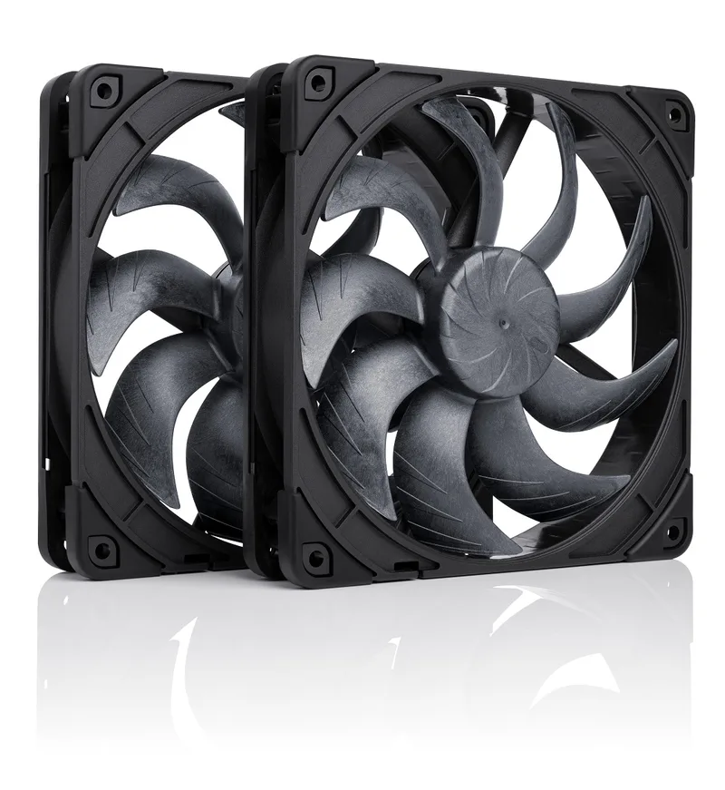 NF-A14x25 G2 PWM Sx2-PP chromax.black - Ventilator van Noctua – cover