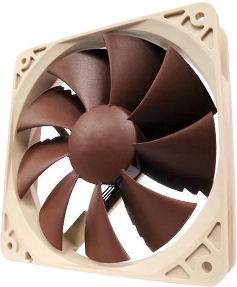 NF-P12 PWM - Behuizingsventilator - 120mm - PWM - Hoge Statische Druk by Noctua, Brown – cover