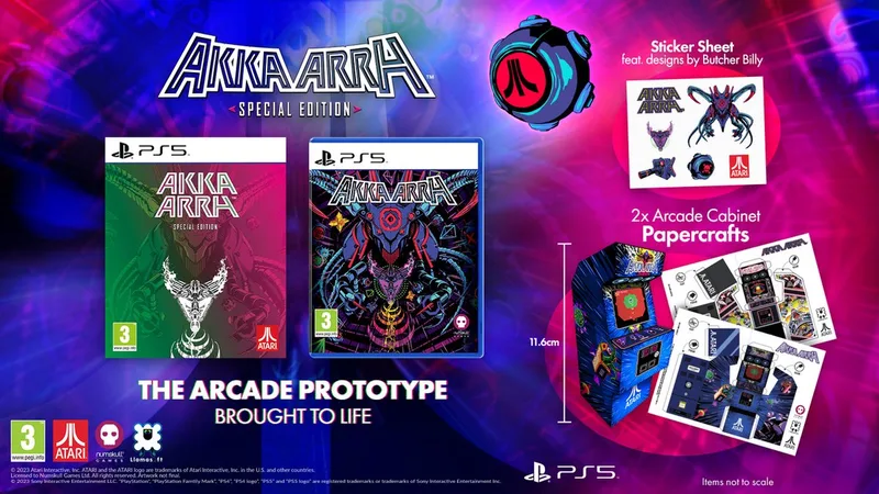 Akka Arrh - Special Edition van Numskull Games, PS5 – cover