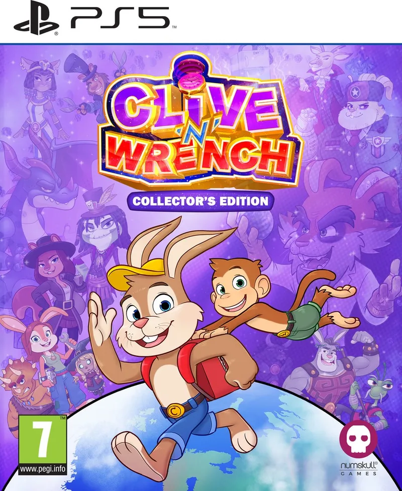 Clive 'N' Wrench - Collector's Edition van Numskull Games, PS5 – cover