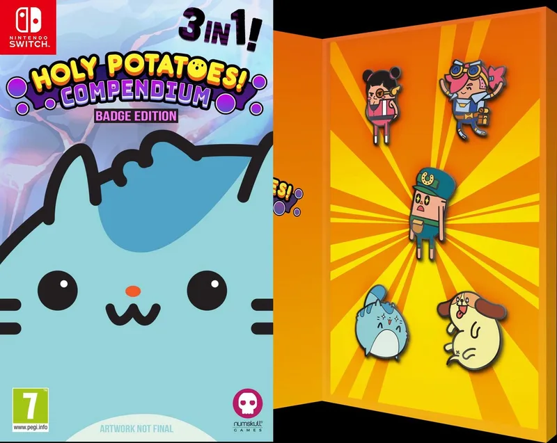 Nintendo Switch - Holy Potatoes - Compendium - Badge Edition - New & Sealed by Numskull Games, Nintendo Switch – cover