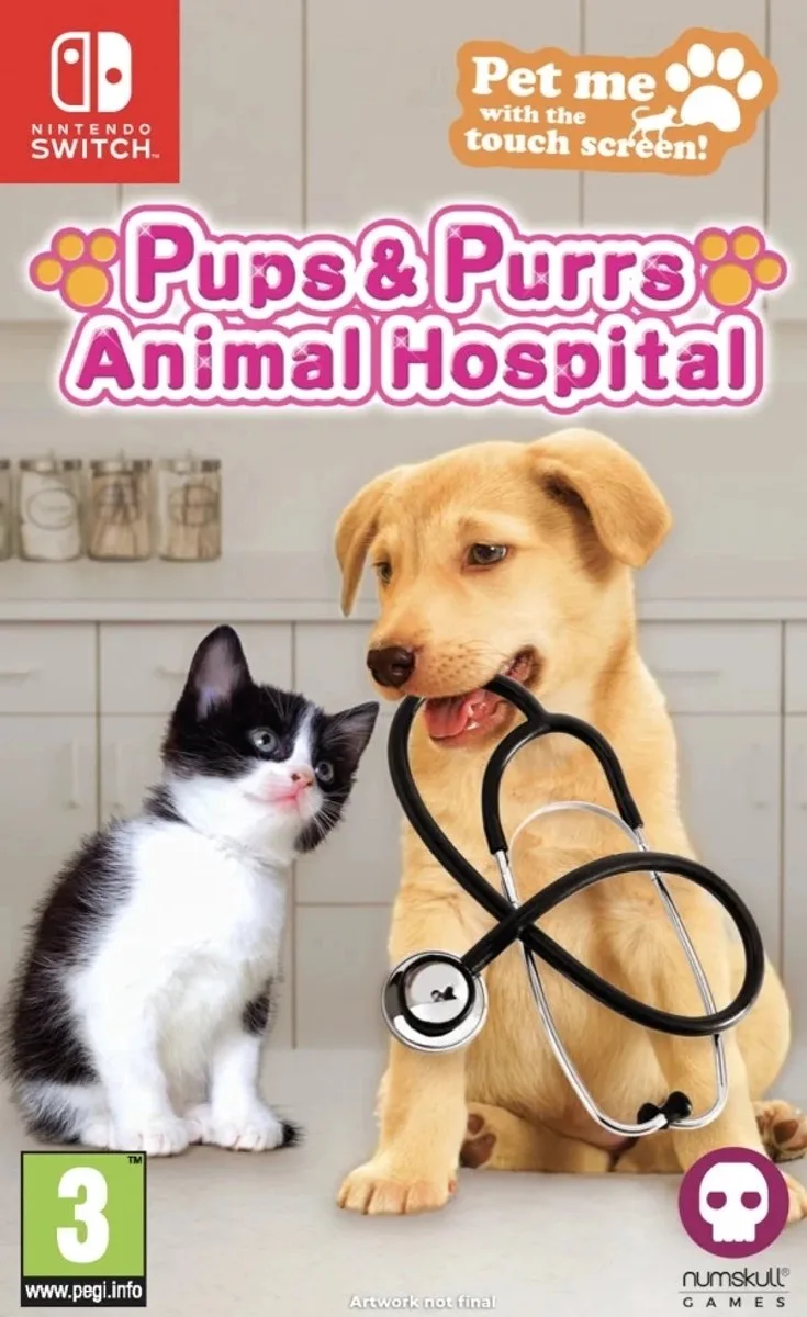 Pups & Purrs: Animal Hospital by Numskull Games, Nintendo Switch – cover