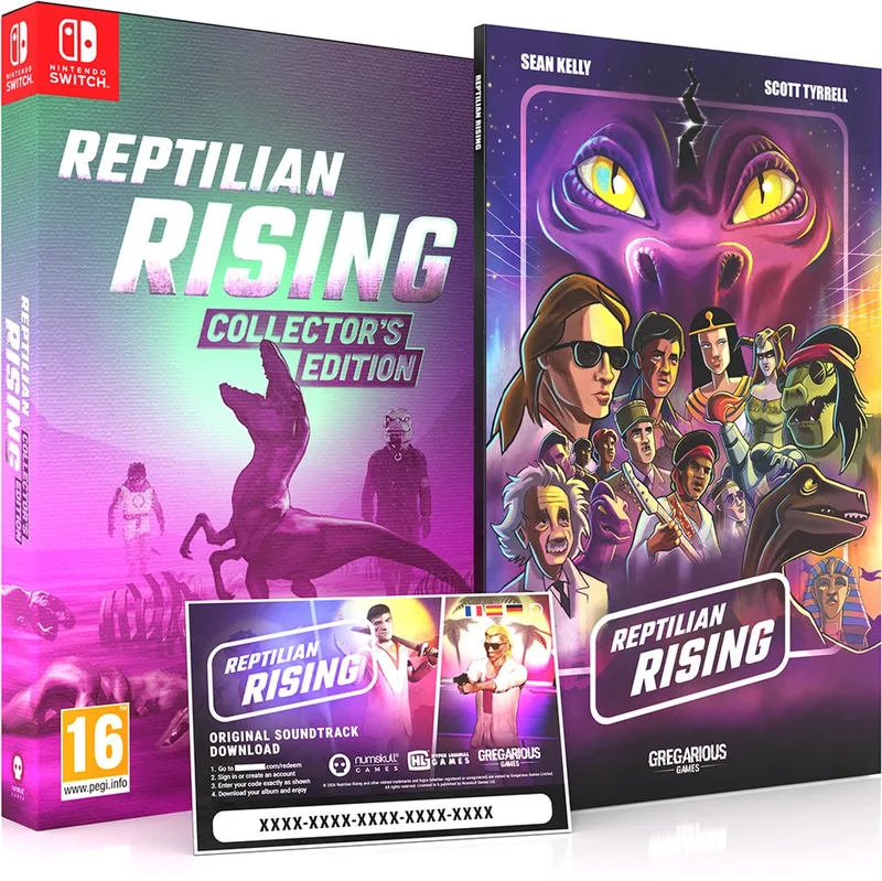 Reptilian Rising Collector's Edition van Numskull Games, Nintendo Switch – cover