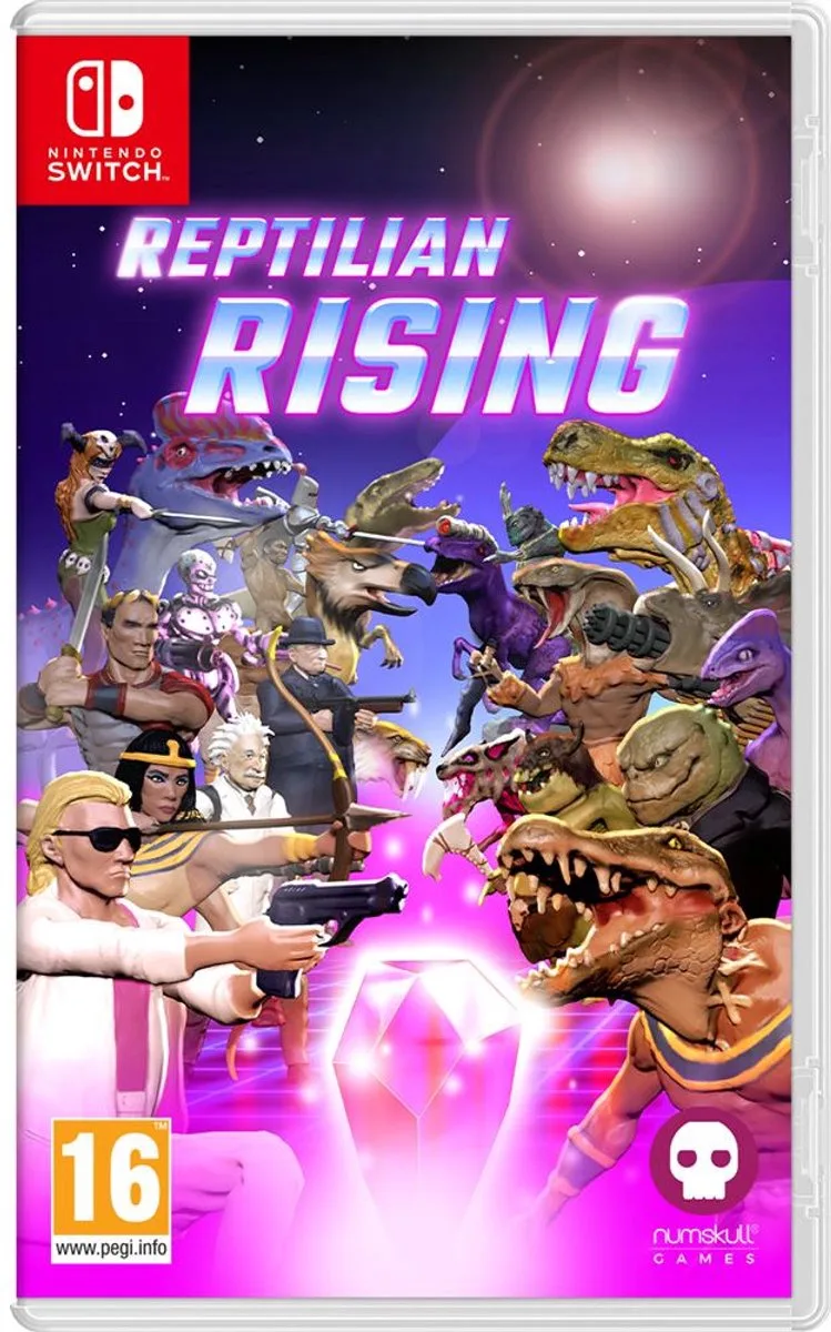 Reptilian Rising van Numskull Games, Nintendo Switch – cover