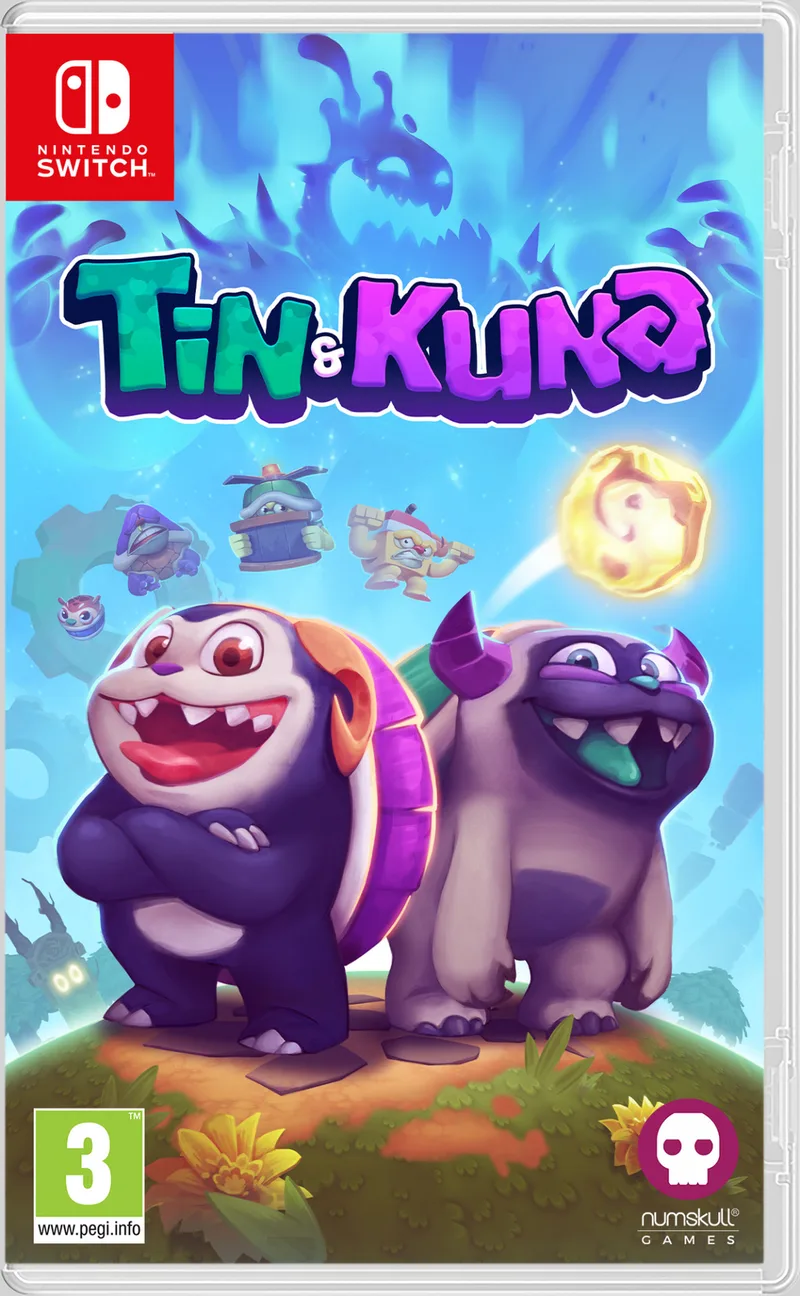 Tin & Kuna (verpakking Frans, game Engels) van Numskull Games, Nintendo Switch – cover
