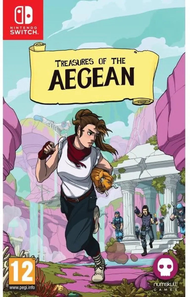 Treasures of the Aegean van Numskull Games, Nintendo Switch – cover