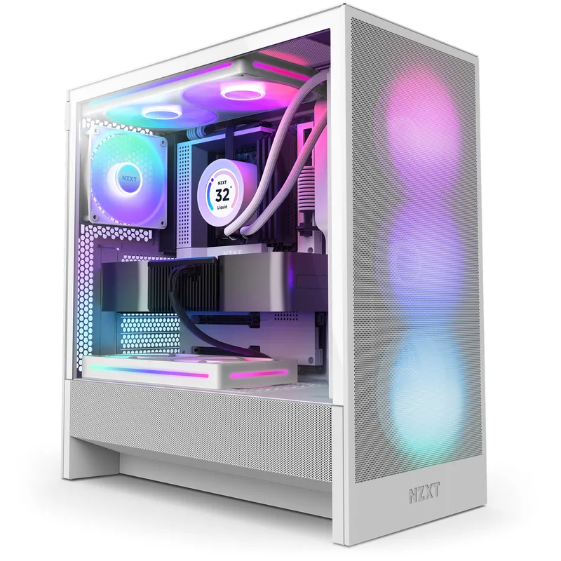 H5 Flow RGB (2024) White - Behuizing by NZXT – cover