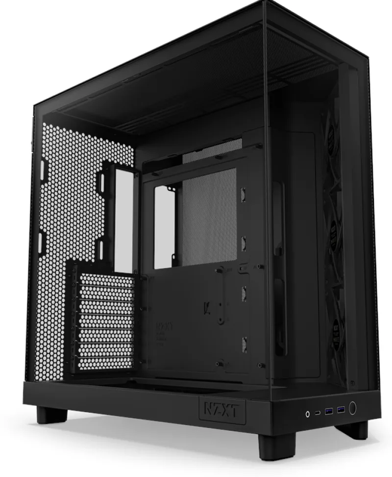 H6 Flow Black - Midtowermodel by NZXT – cover