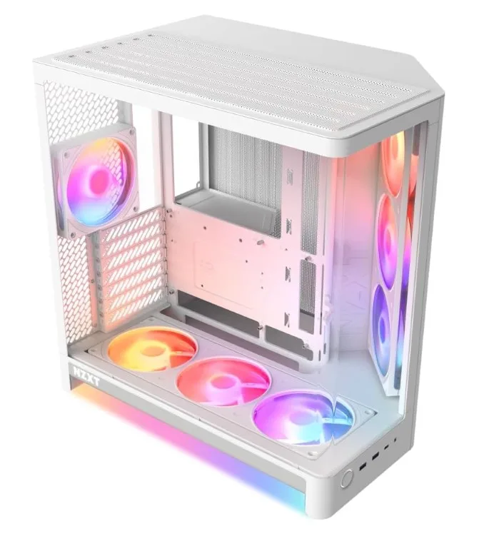 H6 RGB+ White - Behuizing by NZXT – cover