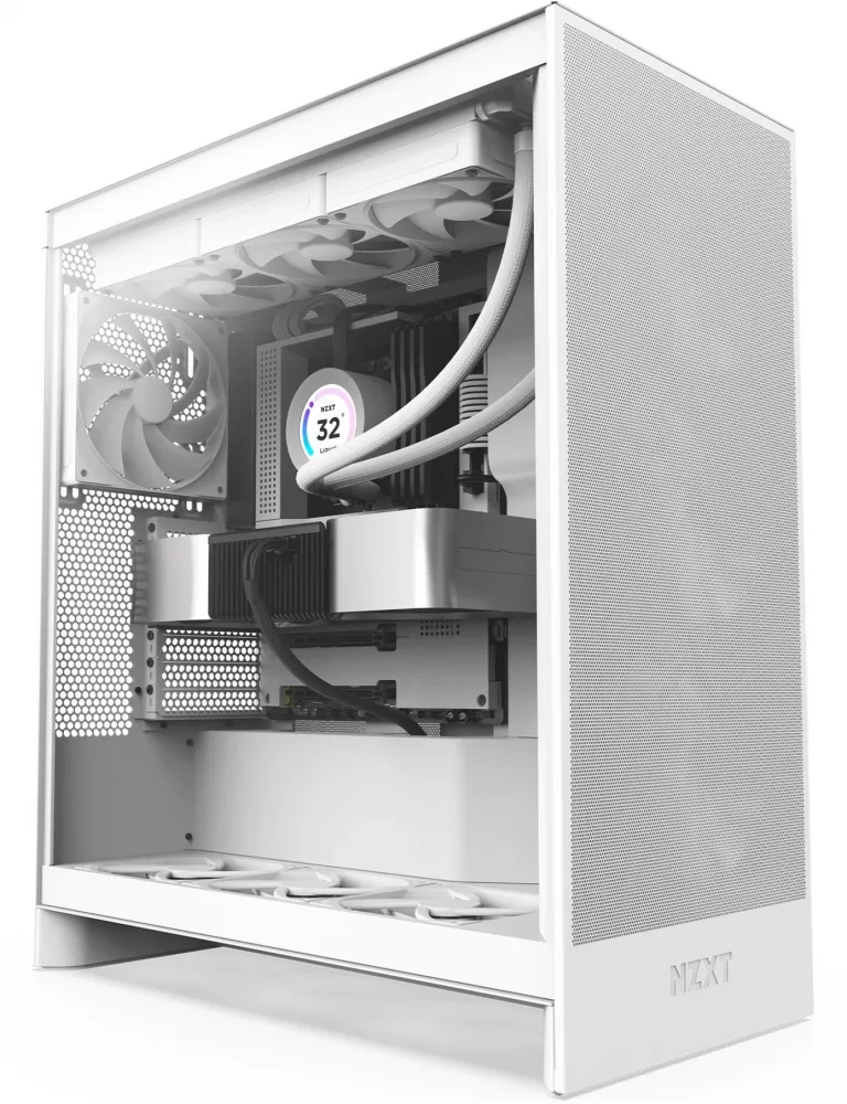 H7 Flow 2024 White - Behuizing by NZXT – cover