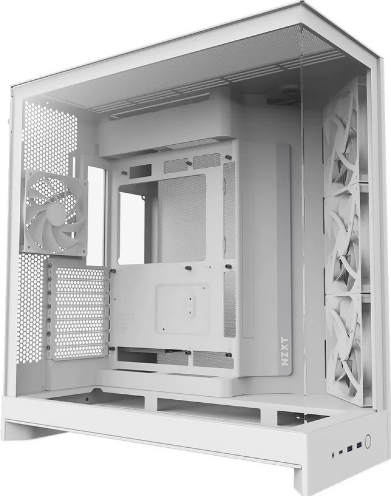 H9 Flow (2025) All White - Midtowermodel by NZXT – cover