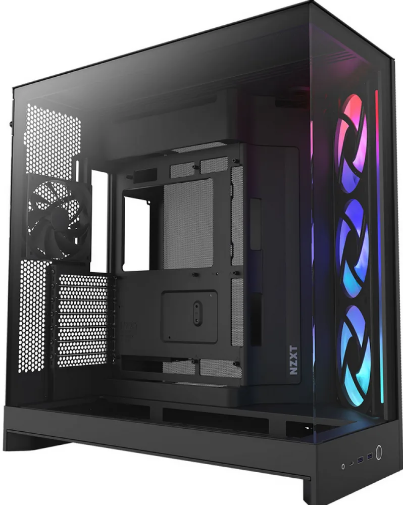 H9 Flow RGB (2025) All Black - Behuizing van NZXT – cover