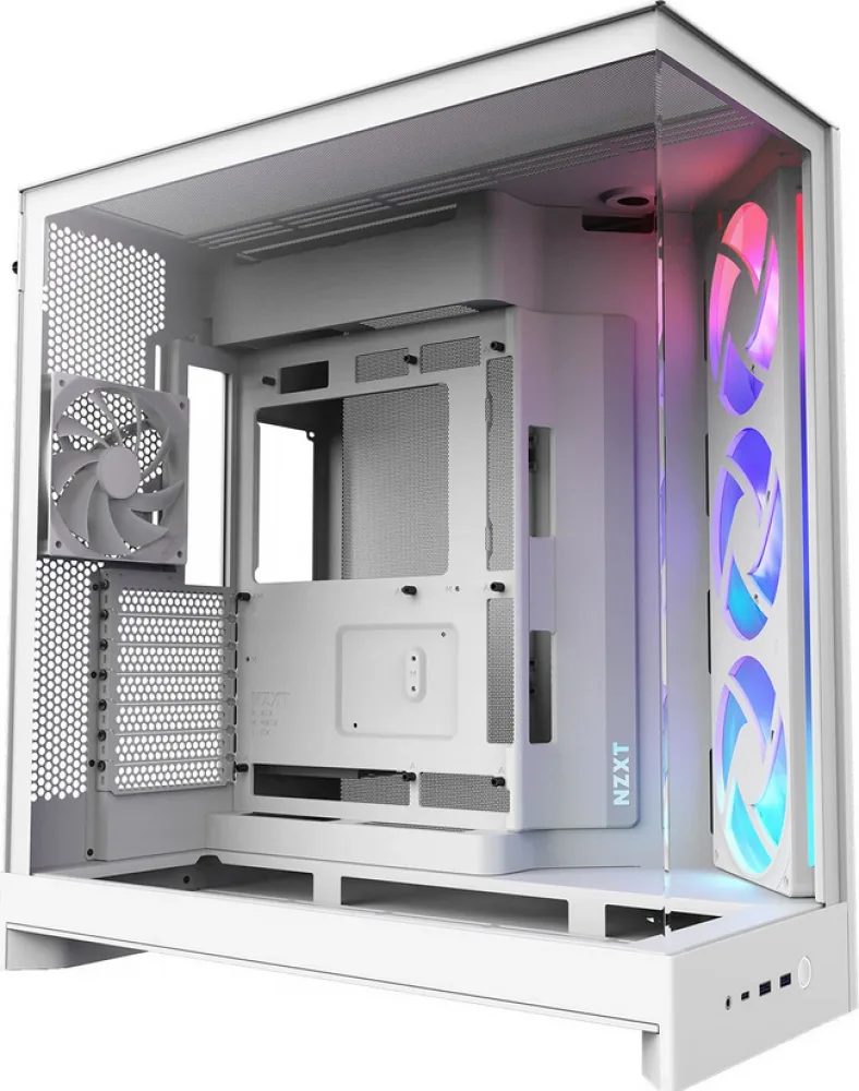 H9 Flow RGB (2025) All White - Behuizing van NZXT – cover