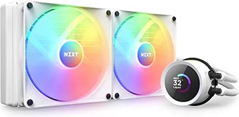 Kraken 280 RGB - Waterkoeler - 280mm Radiator - LCD Display - RGB Verlichting by NZXT, White – cover
