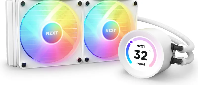 Kraken Elite 240 RGB White - Waterkoeler by NZXT – cover