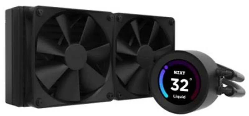 Kraken Elite 240 - Waterkoeler - 240mm Radiator - LCD Display - RGB van NZXT, Zwart – cover