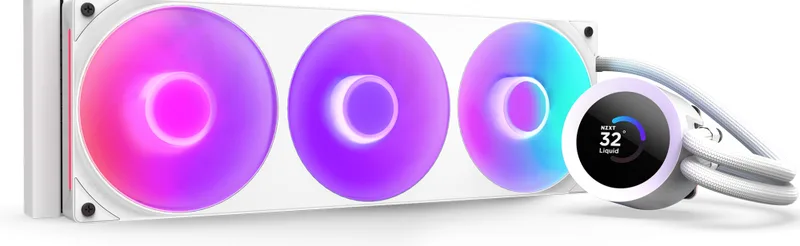 Kraken Plus RGB 360 White - Waterkoeler van NZXT – cover