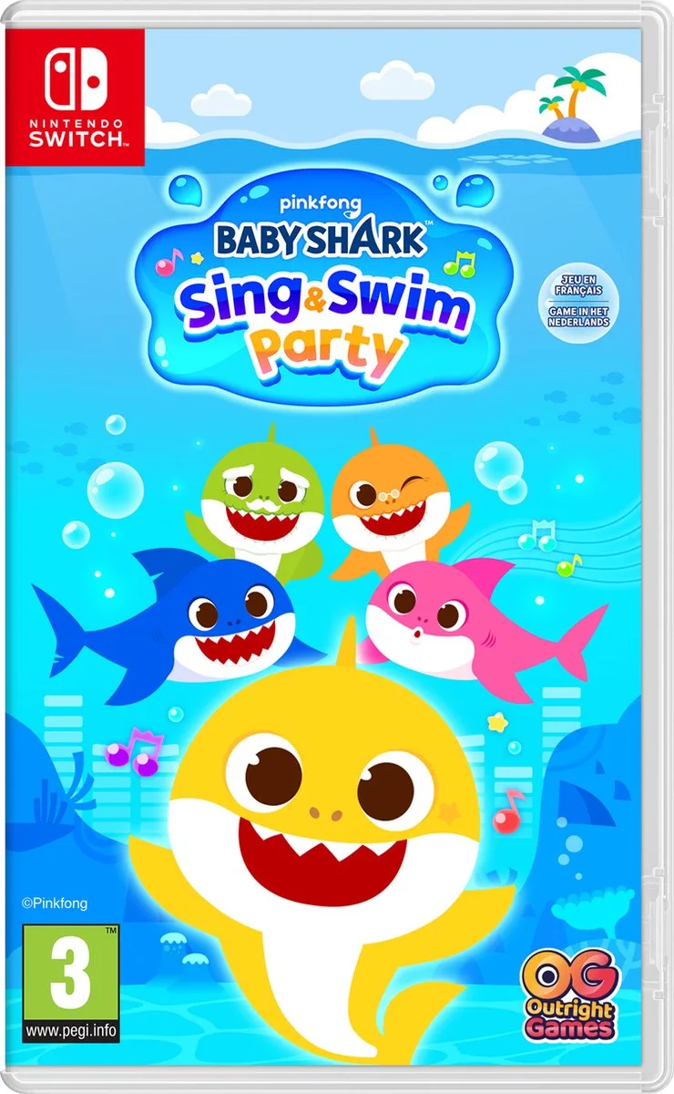 Baby Shark: Sing & Swim Party van Outright Games, Nintendo Switch – cover
