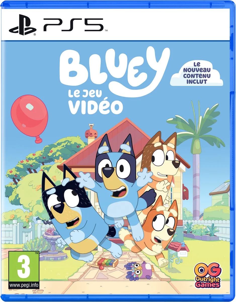 Bluey de Outright Games, PS5 – jaquette