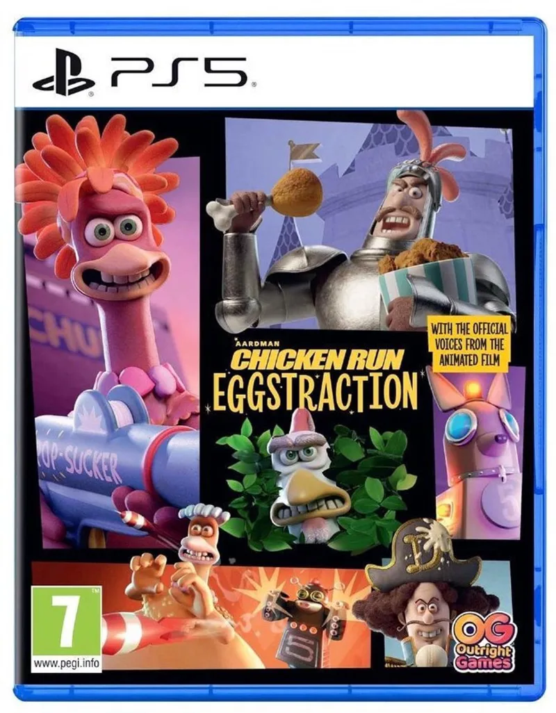 Chicken Run: Eggstraction de Outright Games, PS5 – jaquette