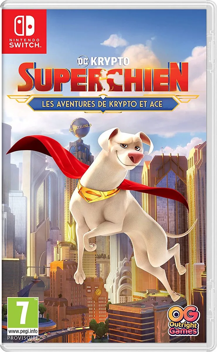 DC League of Super-Pets: The Adventures of Krypto and Ace by Outright Games, Nintendo Switch – cover
