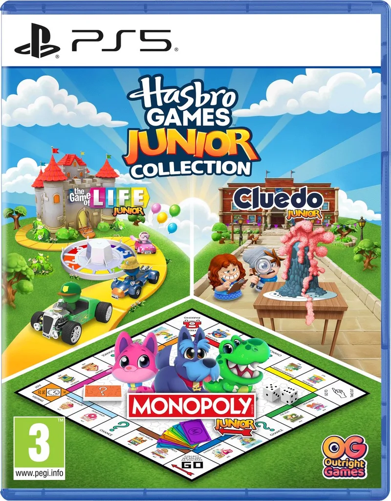 Hasbro Games Junior Collection de Outright Games, PS5 – jaquette