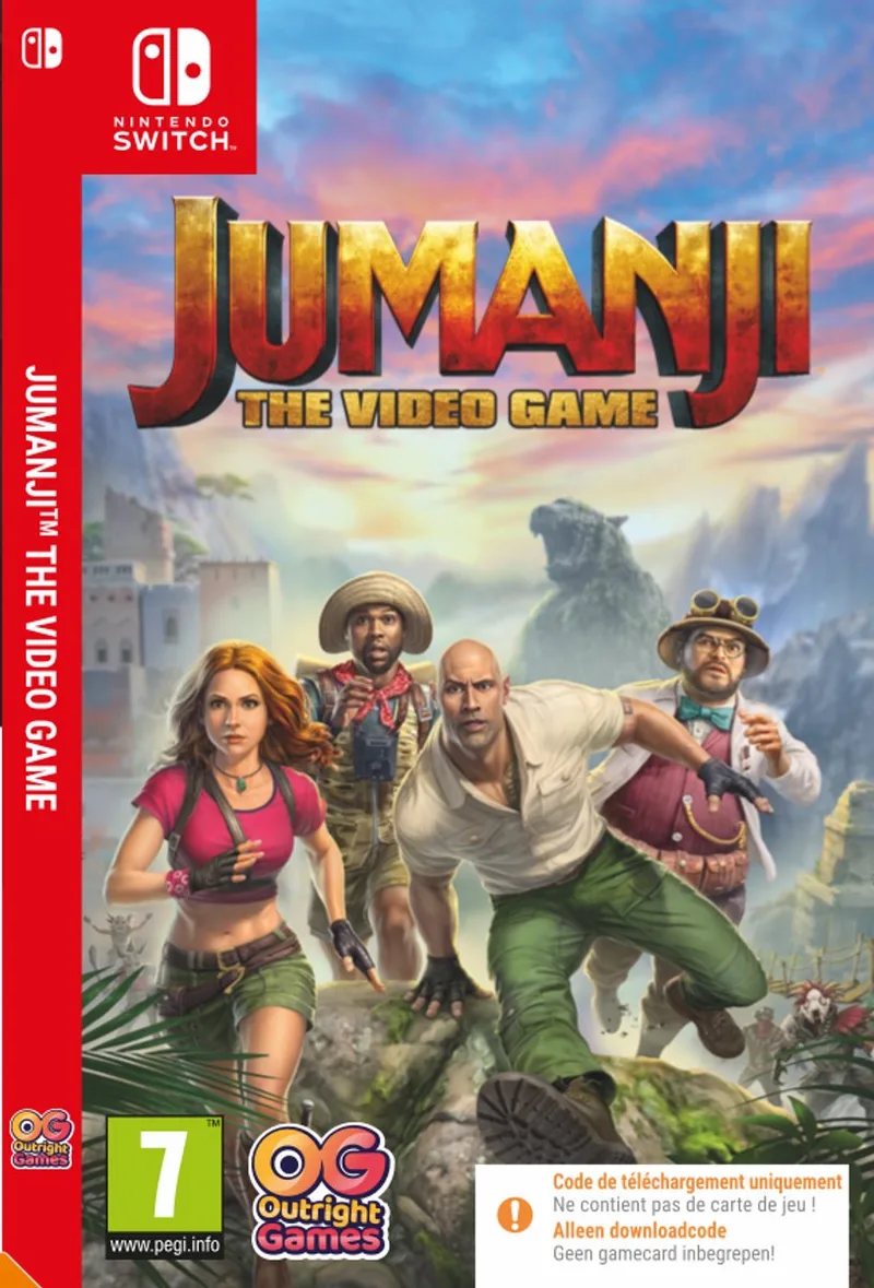 Jumanji: The Video Game van Outright Games, Nintendo Switch – cover