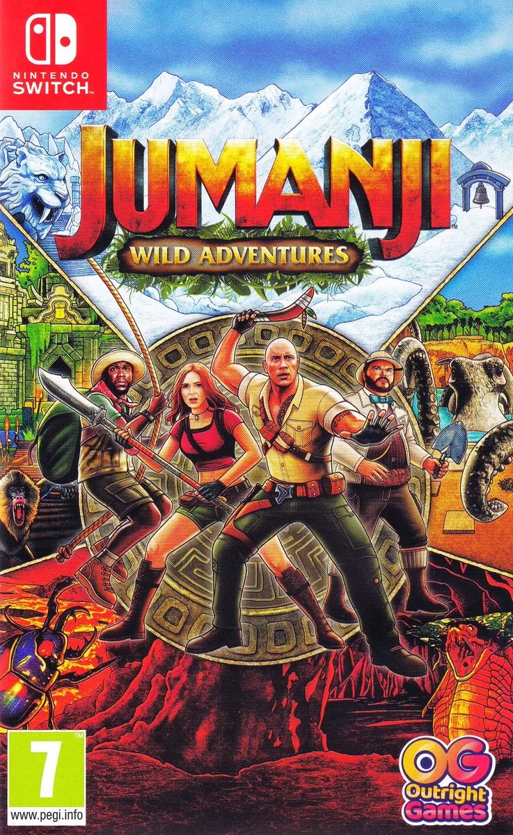 Jumanji: Wild Adventures van Outright Games, Nintendo Switch – cover