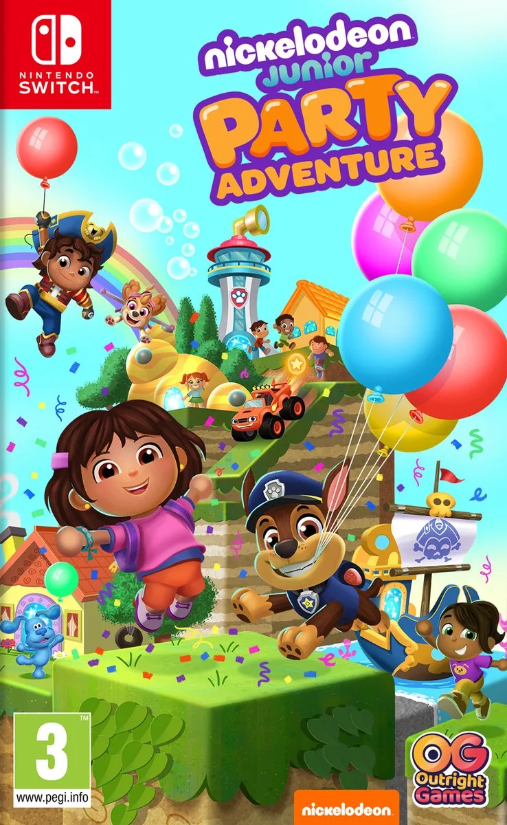 Nick Jr. Party Adventure de Outright Games, Nintendo Switch – jaquette