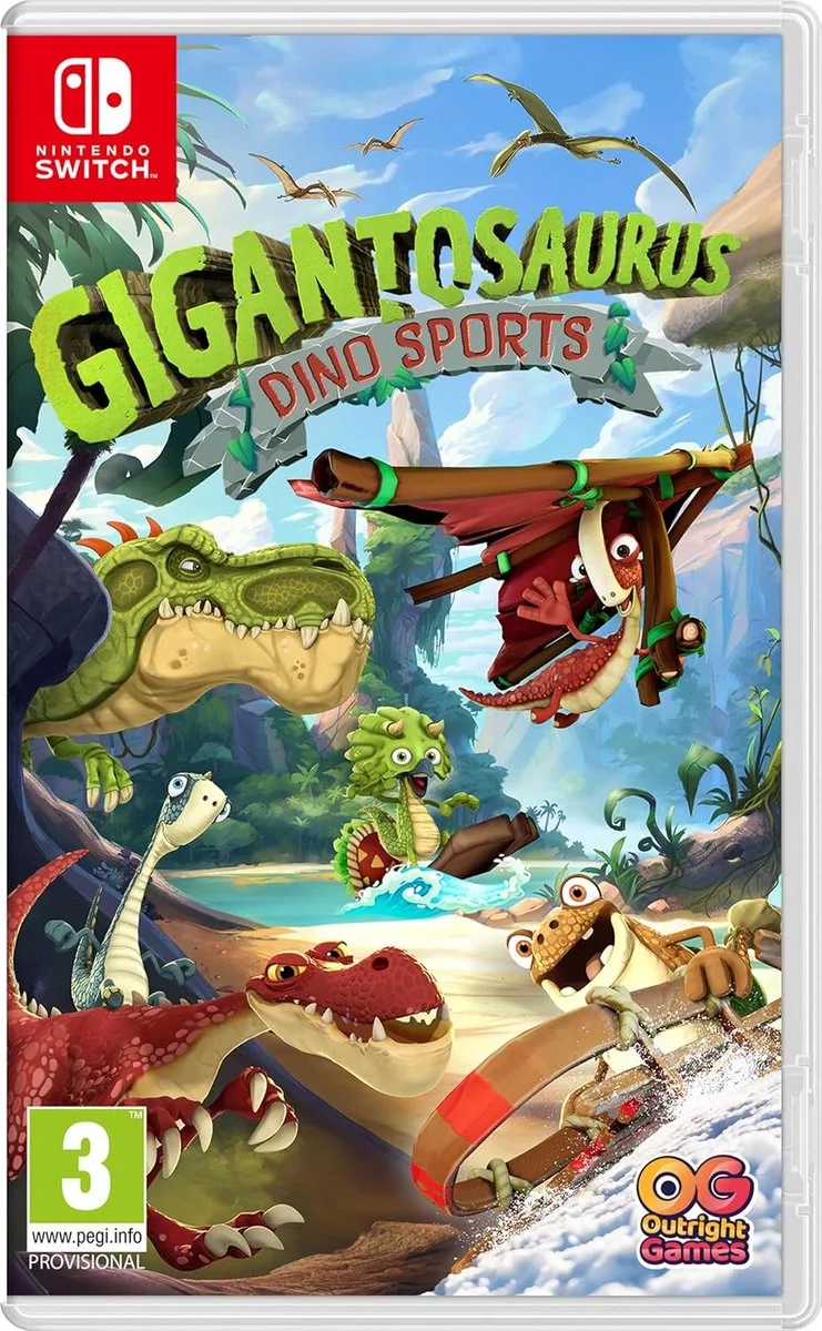 NSW Gigantosaurus: Dino Sports de Outright Games, Nintendo Switch – jaquette