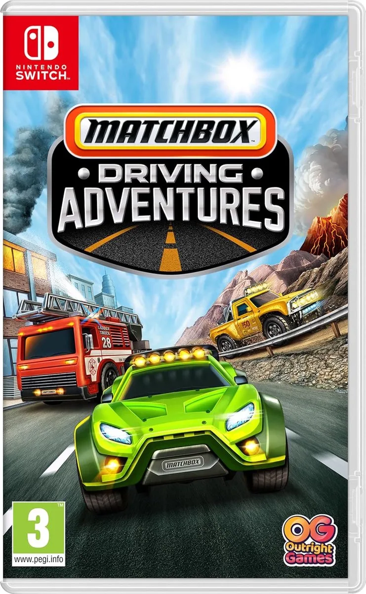 NSW Matchbox Driving Adventures van Outright Games, Nintendo Switch – cover