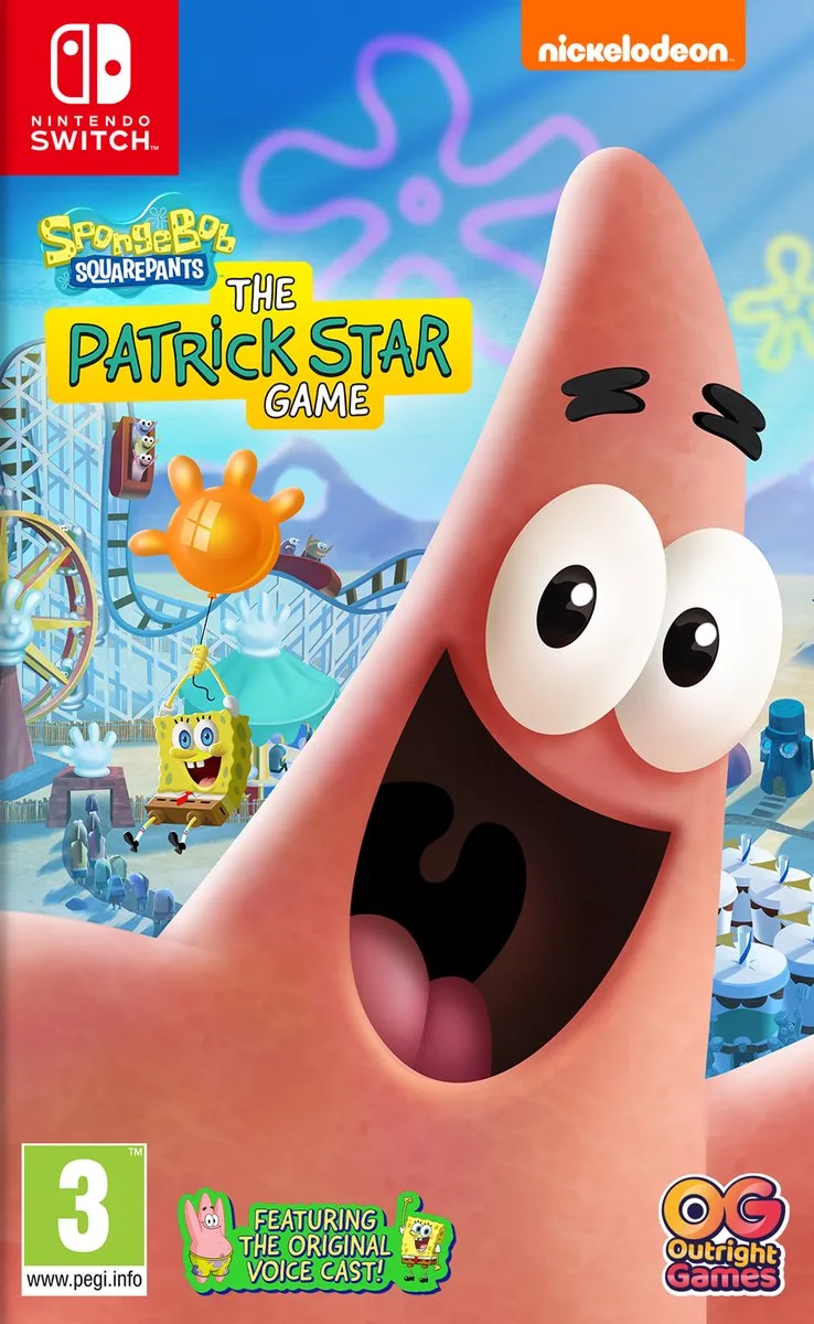 NSW SpongeBob Squarepants - The Patrick Star Game van Outright Games, Nintendo Switch – cover