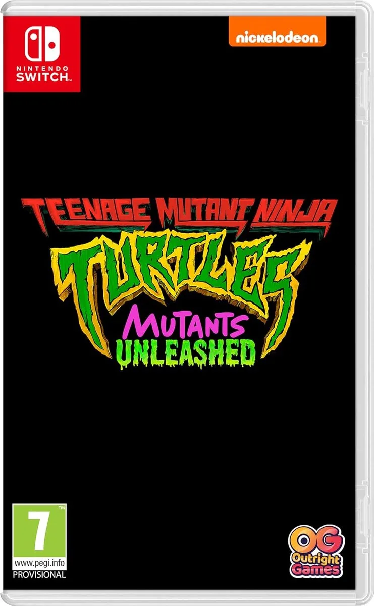 NSW Teenage Mutant Ninja Turtles: Mutants Unleashed van Outright Games, Nintendo Switch – cover